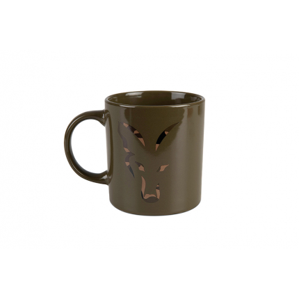 Fox Hrnek Green And Camo Head Ceramic Mug