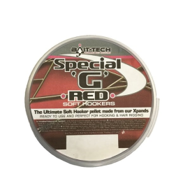 Bait-Tech mäkčené pelety Soft Hookers Special G Red 6 mm 180 ml