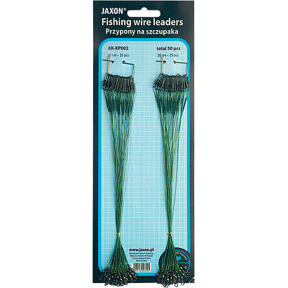 WIRE LEADERS BOARD 8kg 15cm, 20cm, 25cm - Jaxon tablo lanka na dravce 8kg WIRE LEADERS BOARD 8kg 15cm, 20cm, 25cm - Jaxon tablo lanka na dravce 8kg