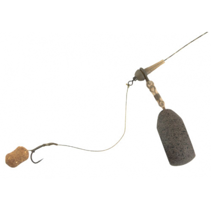 Fox Edges tadpole multi bead khaki 10ks