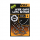 Fox Edges Wide Gape Long Shank Long shank - Size 7
