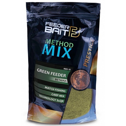 FeederBait Methodmix Prestige Green Feeder Betain 800 g FeederBait Methodmix Prestige Green Feeder Betain 800 g