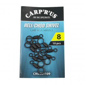 Carp´R´Us Obratlíky Heli/Chod Swivel vel.8, 10ks Carp´R´Us Obratlíky Heli/Chod Swivel vel.8, 10ks