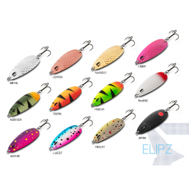 Blyskáč Delphin ELIPZ FullSCALE 12g SunGOLD Hook #2