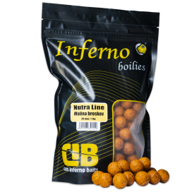 Carp Inferno Boilies Nutra Line Malina Broskyňa 20mm 1kg