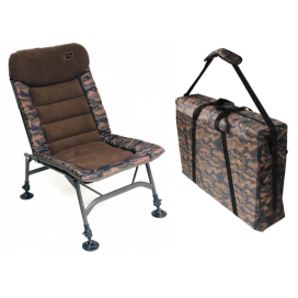 Zfish Camo Set Kreslo + Prepravné Taška