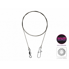 Volfrámové lanko BOMB! S staval. a karab. - 2ks/20cm/5kg