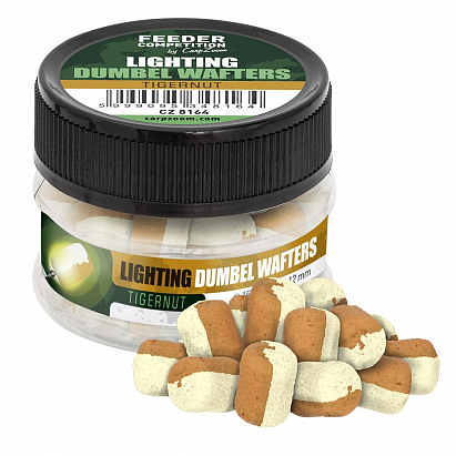 Lighting Dumbel Wafters - 15 g/8x12 mm/Tygří ořech