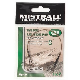 Mistrall Oceľové Lanko Wire Leaders 30 cm 7 kg