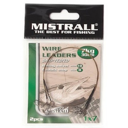 Mistrall Oceľové Lanko Wire Leaders 30 cm 7 kg