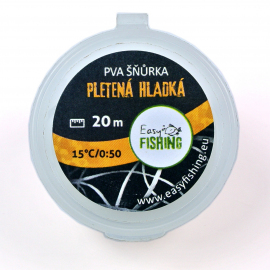 EasyFISHING šnúrky,pásky - PVA šnúrka hrubšia hladká 20m