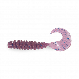 Haibo gumové nástrahy EASOO Grubs 7,5cm 18ks - Crystal Purple