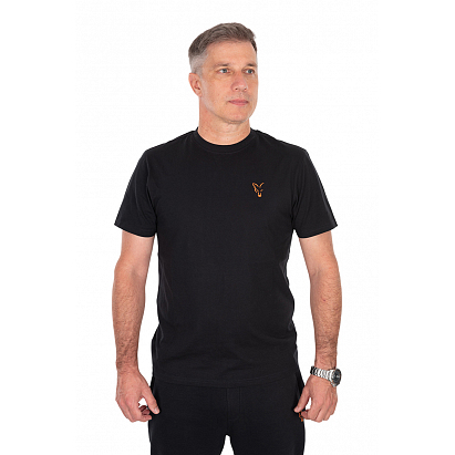 Fox Classic T - Black & Orange Fox Classic T - Black & Orange