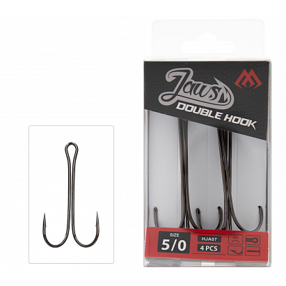 Mikado trojháčiky jaws double hook veľ. 1/0 ks 5
