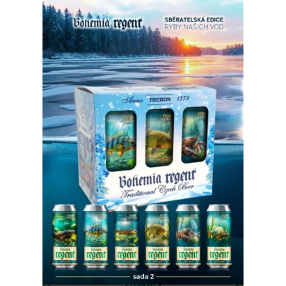 Regent Třeboňské ryby 12° 6x 0,5 l - sběratelská edice