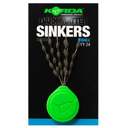 Korda Stoppery Tungstenové Sinkers Weedy Green 9 ks