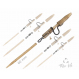 Zfish Závesky Heavy Duty Clip Complete Pin Set 5 ks 60mm