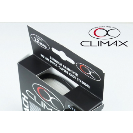 Prívlačová šnúra Climax Mach 12 Braid - biela 135m 0,17mm, 9,6kg, 135m