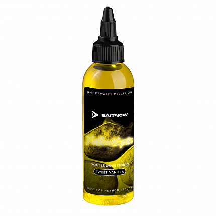 BaitNow Liquid Method Feeder Double Dose Yellow Spin 100ml 