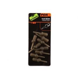 Fox Edges Tulip beads trans khaki 10ks