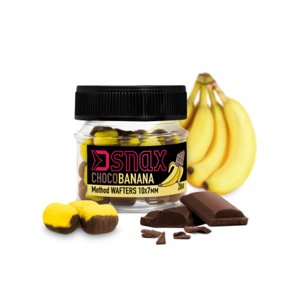 Delphin Nástraha D Snax Waft Čokoláda Banán 10x7mm 20g Delphin Nástraha D Snax Waft Čokoláda Banán 10x7mm 20g