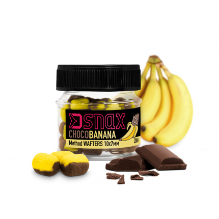 Delphin Nástraha D Snax Waft Čokoláda Banán 10x7mm 20g