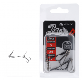 Mikado stinger jaws skrutka a soft lure pin 5cm x 24kg 2 ks Mikado stinger jaws skrutka a soft lure pin 5cm x 24kg 2 ks