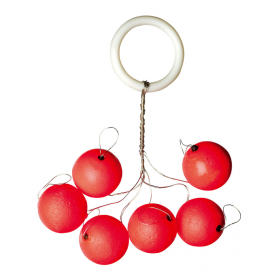 Iron Trout plavák Leuchtpilot okrúhly červený 20mm