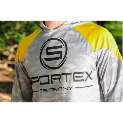 Dres Sportex s dlhým rukávom UPF 50 žlto/sivé Veľkosť: XXL