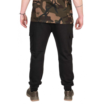 Fox Tepláky LW Black Camo Combat Joggers