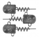 Fox Rage Jig Heads Three Pack Corkscrew 3ks 20g, Bullet