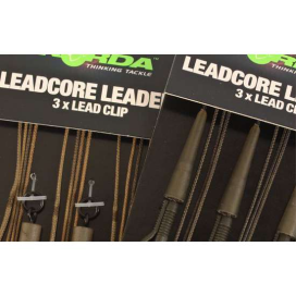 Korda Montáž Leadcore Leader Ring Swivels Gravel / Brown 3ks