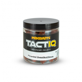 Mikbaits TactiQ mäkčené pelety 250ml - Pikantná slivka 10mm