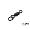 Kaprársky obratlík s krúžkom Delphin THE END Ring Swivel / 10ks