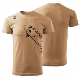 Giants fishing Tričko pánske béžové Plávajúci kapor|veľ. 2XL