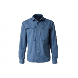 Košeľa Zulo II Geoff Anderson dlhý rukáv - modrá 
