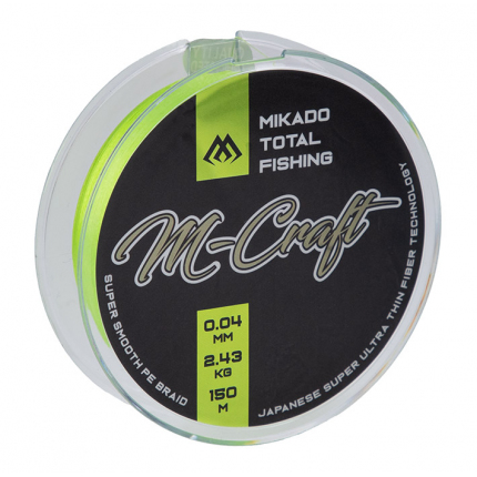 Mikado Pletená Šňůra Mcraft Braid 150m Fluo