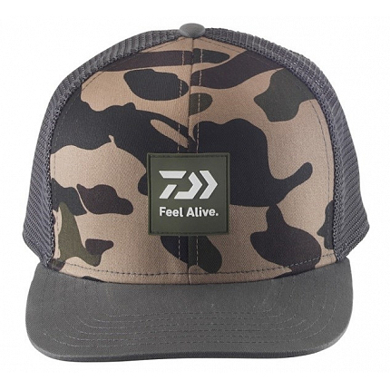 Daiwa Kšiltovka D-VEC Wild-Camo/Grey