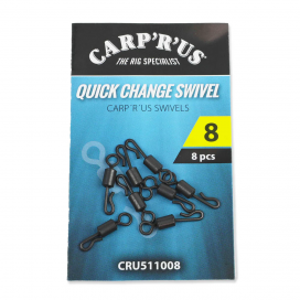 Carp´R´Us Quick Change Swivel - veľkosť 8, 8ks