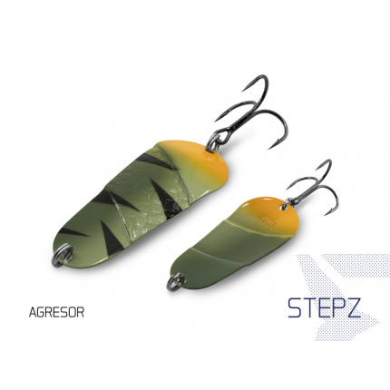 Plandavka Delphin STEPZ StripSCALE 10g SunGOLD Hook #2