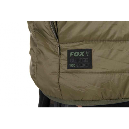 Fox Quilted 100 Jacket - Olivová