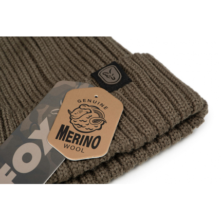 Fox Merino Bobble - Olive