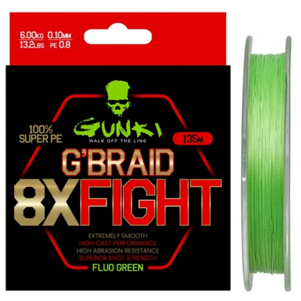 Gunki Pletená Šnúra G Braid 8X Fighting 135m