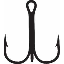 SUMATO TREBLE HOOKS 3/0 Gun Black - Jaxon Trojháčik SUMATO TREBLE HOOKS KAC 20ks