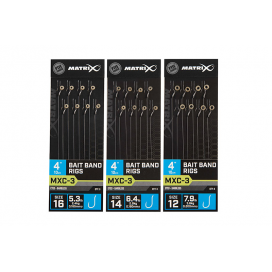 Matrix MXC-3 Bait Band Rigs 10cm/4ins Matrix MXC-3 Bait Band Rigs 10cm/4ins