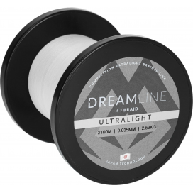 Mikado pletená šnúra dreamline ultralight 0.047mm/3.87kg/2100m biela 1 cievka Mikado pletená šnúra dreamline ultralight 0.047mm/3.87kg/2100m biela 1 cievka