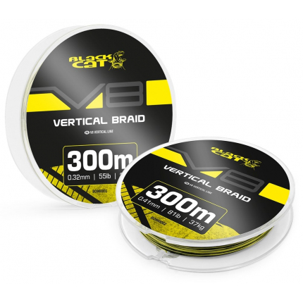 Black Cat Splétaná Šňůra V8-Line 300 m