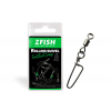 Zfish Obratlík s Karabínou Rolling Swivel & Coastlock Snap 10 ks