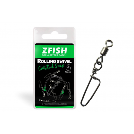 Zfish Obratlík s Karabínou Rolling Swivel & Coastlock Snap 10 ks Zfish Obratlík s Karabínou Rolling Swivel & Coastlock Snap 10 ks