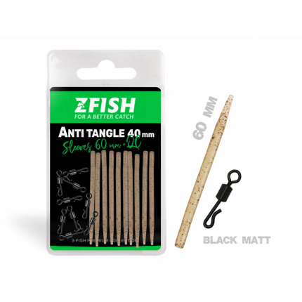 Zfish Sada Prevliekov Anti Tangle Sleeves + Obratlík QC Veľ. 8 10 ks